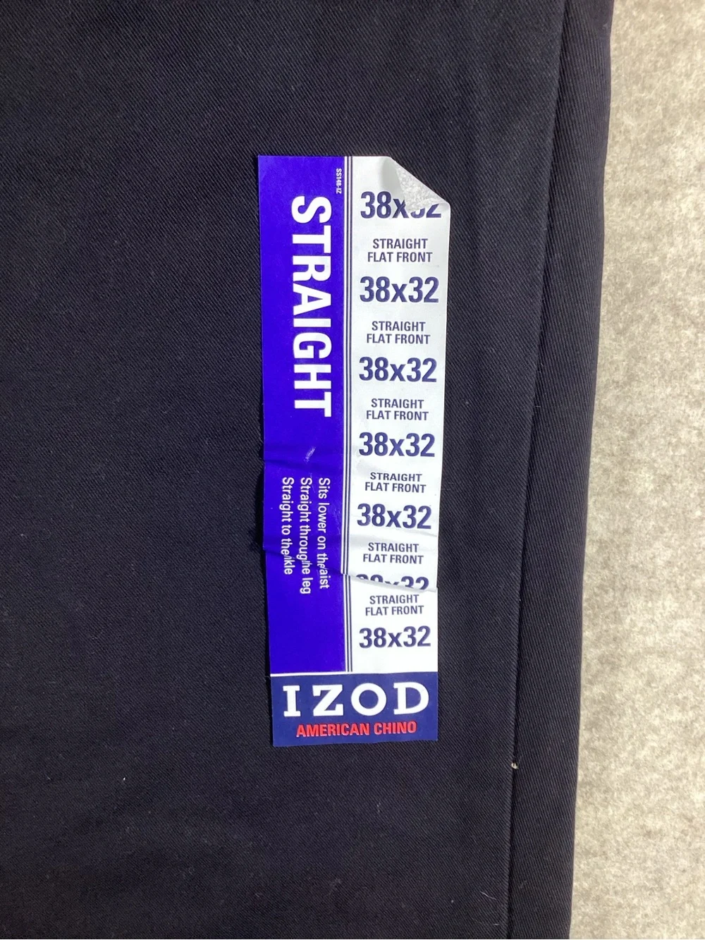Izod Men's Black Chinos